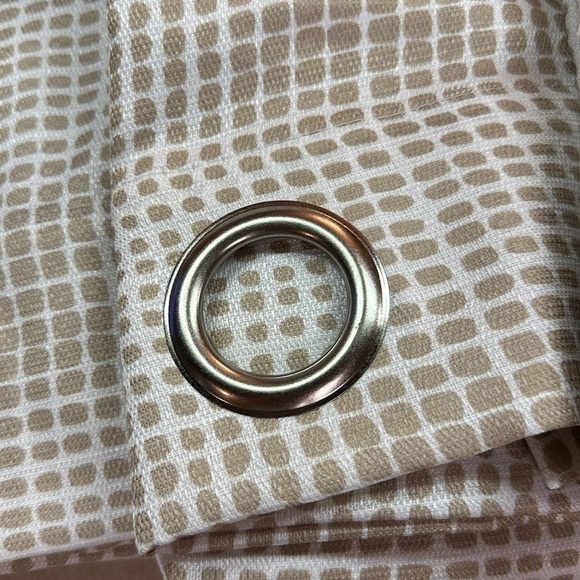 Colordrift Grommet Window Panel River Rock Natural 107-401 52x95 Window Panel 3 - Picture 9 of 10